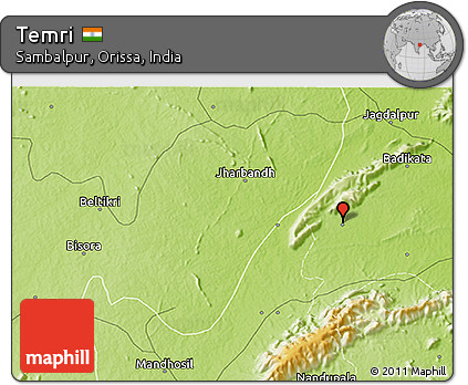 Physical 3D Map of Temri