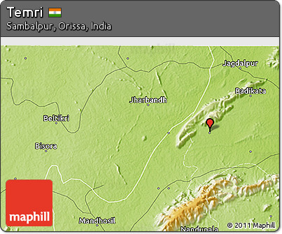 Physical 3D Map of Temri