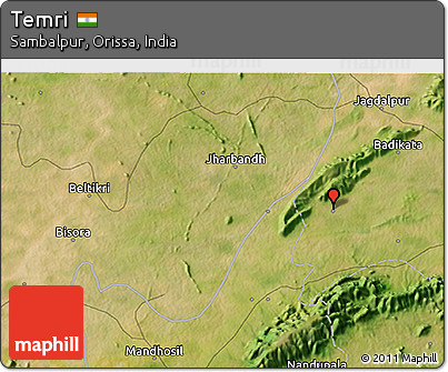 Satellite 3D Map of Temri