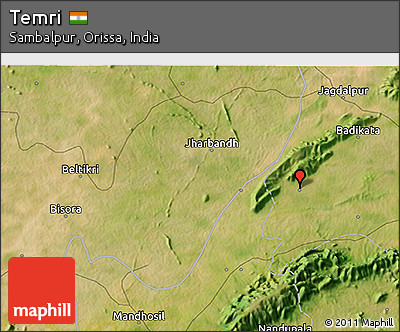 Satellite 3D Map of Temri