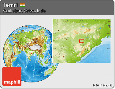 Physical Location Map of Temri
