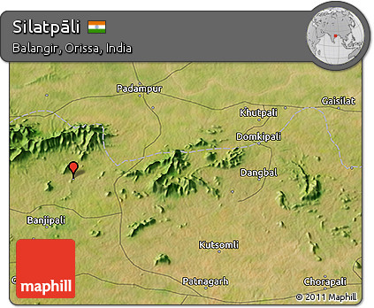 Satellite 3D Map of Silatpāli