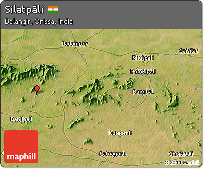 Satellite 3D Map of Silatpāli