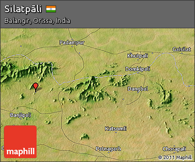 Satellite 3D Map of Silatpāli
