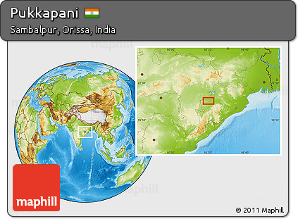 Physical Location Map of Pukkapani