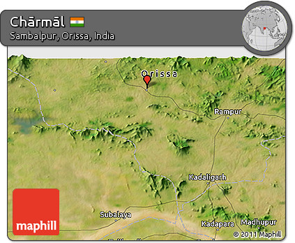 Satellite 3D Map of Chārmāl