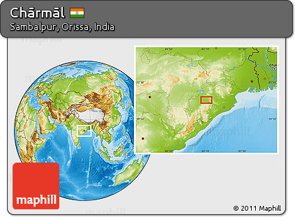 Physical Location Map of Chārmāl