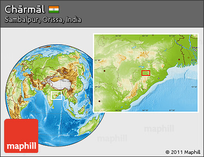 Physical Location Map of Chārmāl