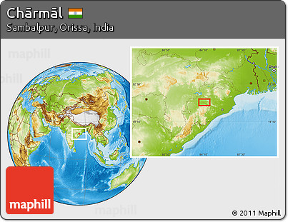 Physical Location Map of Chārmāl