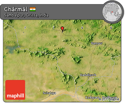 Satellite Map of Chārmāl