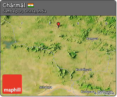 Satellite Map of Chārmāl