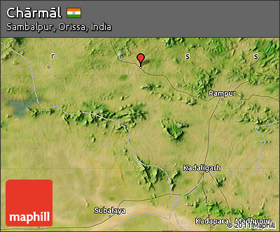 Satellite Map of Chārmāl