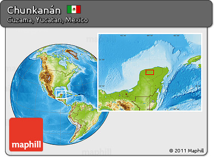 Physical Location Map of Chunkanán