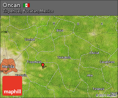 Satellite Map of Oncan