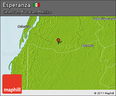 Physical 3D Map of Esperanza
