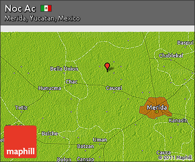 Physical 3D Map of Noc Ac
