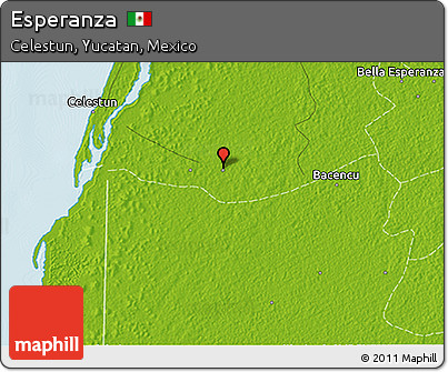 Physical 3D Map of Esperanza