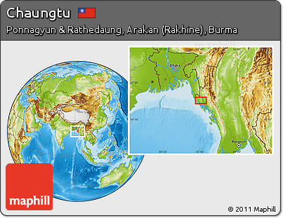 Physical Location Map of Chaungtu