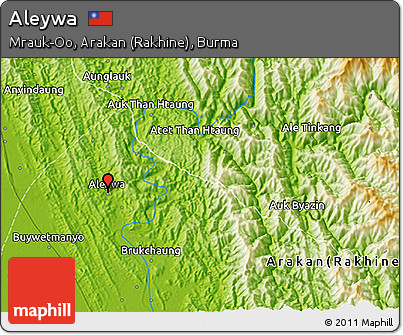 Physical 3D Map of Aleywa
