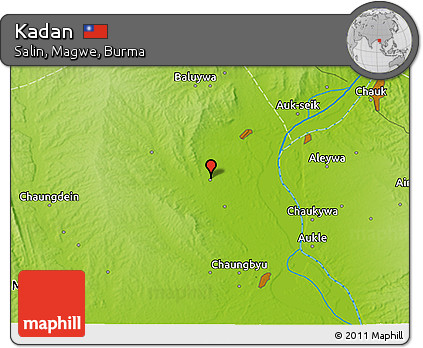 Physical 3D Map of Kadan