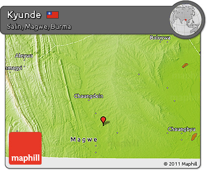 Physical 3D Map of Kyunde