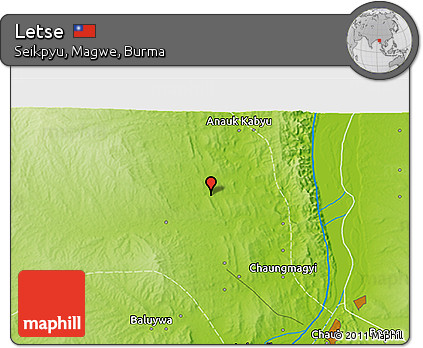 Physical 3D Map of Letse