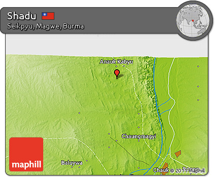 Physical 3D Map of Shadu