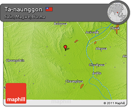 Physical 3D Map of Ta-naunggon