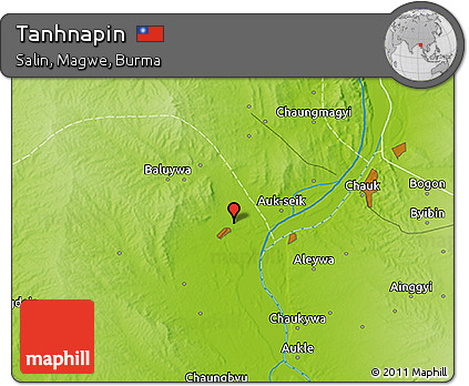 Physical 3D Map of Tanhnapin