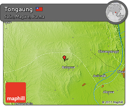 Physical 3D Map of Tongaung