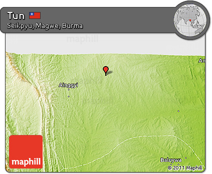 Physical 3D Map of Tun