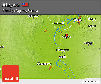 Physical 3D Map of Aleywa