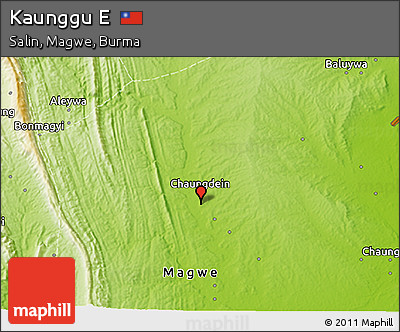 Physical 3D Map of Kaunggu E