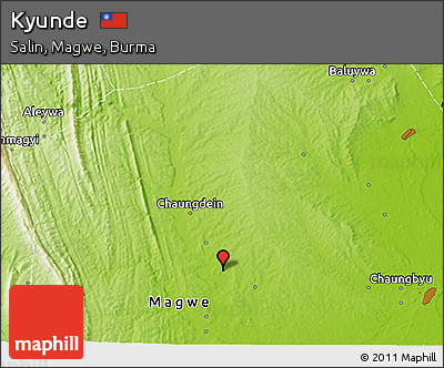 Physical 3D Map of Kyunde