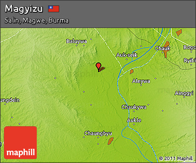 Physical 3D Map of Magyizu