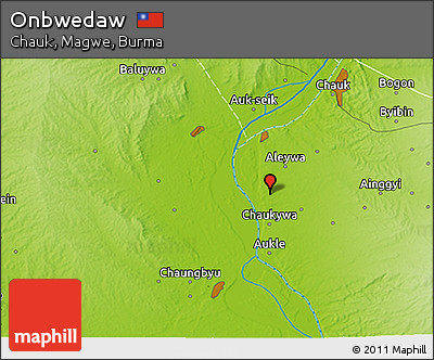 Physical 3D Map of Onbwedaw