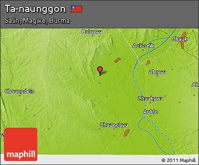 Physical 3D Map of Ta-naunggon