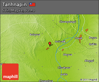 Physical 3D Map of Tanhnapin