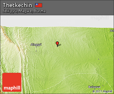 Physical 3D Map of Thetkechin