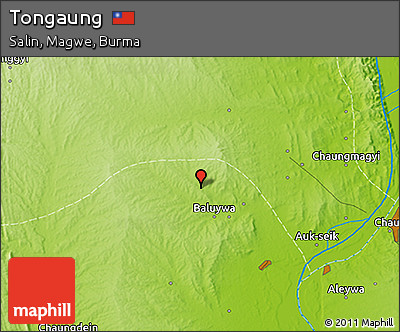 Physical 3D Map of Tongaung