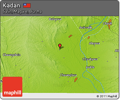 Physical 3D Map of Kadan