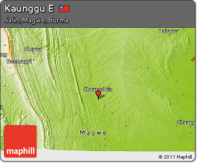 Physical 3D Map of Kaunggu E