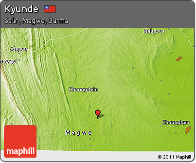 Physical 3D Map of Kyunde