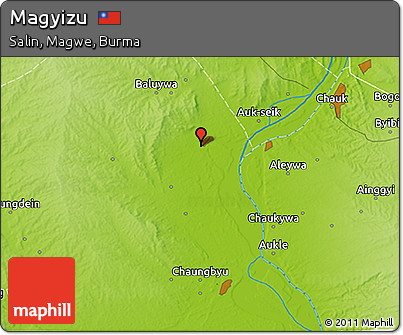 Physical 3D Map of Magyizu