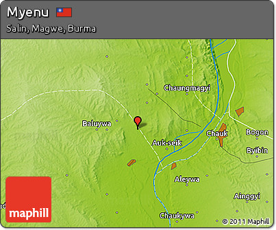 Physical 3D Map of Myenu