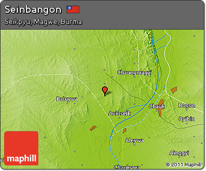 Physical 3D Map of Seinbangon