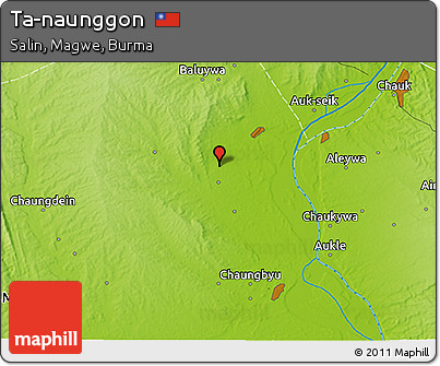 Physical 3D Map of Ta-naunggon