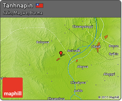 Physical 3D Map of Tanhnapin
