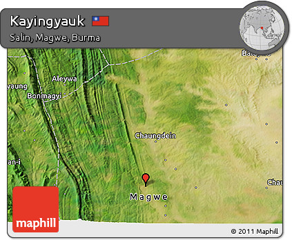 Satellite 3D Map of Kayingyauk