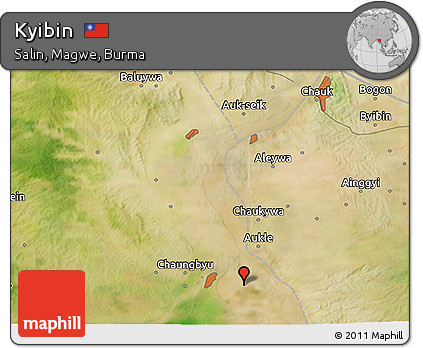 Satellite 3D Map of Kyibin